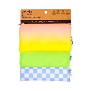 Yoobi
Reusable Snack Bags 3pk NWT